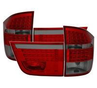 Paire De Feux Arrière LED Fumée Rouge Pour BMW X5 E70 2007-2010