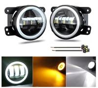 2 Feux Avant Antibrouillard LED 12V 30W Feux Diurnes Clignotant Pare-chocs Compatible avec Ford Transit C-Max Focus Fiesta