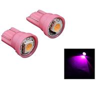 2 Feux de position lED rose pink T10 SMD 5050 Ampoule Voiture 6000 K 12 V