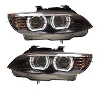 2 feux phare avant angel eyes led bi xenon D1S BMW série 3 E92 E93 coupé cabriolet phase 1 de 06/2006 à 02/2010