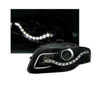 Eagle Eyes Starline Phares Avant Projecteur LHD Paire DRL Noir Pour Audi A4 B7