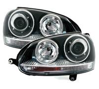 2 FEUX PHARE AVANT LOOK GTI POUR VW GOLF 5 SANS XENON D'ORIGINE