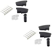 2 fiches mâles N de téléphone Shiverpeaks BASIC-S, non montées, kit mâle, coudé noir Shiverpeaks Contenu: 2 pc(s)