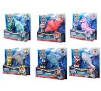 2 Figurines Pat Patrouille Aqua Pups - Modèle Selon Disponibilité