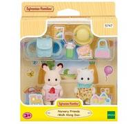 2 Figurines Sylvian Families Le duo des bébés en promenade Multicolore E