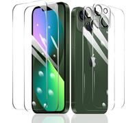 2×Film Protection D'écran Pour Iphone 14 Plus + 2×Protection Camera Objectif Arriere Appareil Photo + 2×Arrière Verre Trempé, Vitre Protecteur Accessoires, Hd Dureté 9h Glass, Compatible Coque