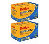 2 films de couleur Kodak Ultramax 36 poses 400 ISO 35 mm, en cadeau 2 blancs de 40 photos cadun 10 x 15, délai 03/2025.