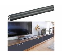 2 films décoratifs d'ameublement 60 x 300 cm - anthracite Infactory