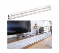 2 films décoratifs d'ameublement 60 x 300 cm - aspect marbre Infactory