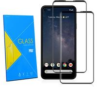 2 Films Protection Écran Verre Trempé Google Pixel 4a Anti-Rayures/Éclats, Anti-Lumière Bleue Hd Hydrophobe Compatibles Coques
