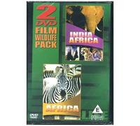 2 Films Wildlife Pack - India/Africa + Africa Dvd