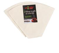 2 filtres à café en coton bio