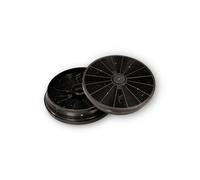 2 Filtres à Charbon Actif pour Hotte-Ariston - Type 145, AMC145 - 146mm