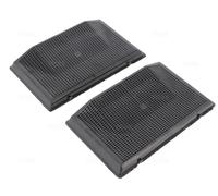 2 FILTRES A CHARBONS SCHOLTES ARISTON TYPE 37 28.5X17.5CM