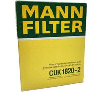 Filtre d'habitacle (filtre à pollen) MANN-FILTER CUK 1820-2