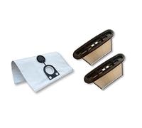 2 filtres en polyester + 5 sacs filtrants pro de qualité supérieure Kallefornia K912RO + K749 pour Metabo ASA 1202
