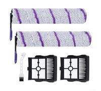 2 Filtres HEPA et 2 Brosses Rouleau pour Robot Aspirateur | Compatible pour narwal S20 pour Pro, pour x-clean 10, humide et sec, filtration pour efficace, air purifié