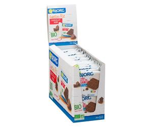 2 fines galettes de riz au chocolat noir Bjorg - 22,5 g