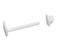 2 Fixations Abattant de WC Vis 8x75 mm Tête Carrée 27 + Ecrou NOYON & THIEBAULT