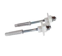 2 Fixations Lavabo Paroi Pleine Rondelle Excentr. 8x90