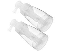 2 Flacons Pulvérisateurs Poudre Coiffure 180ml PET Réutilisables | Bouchon Verrouillable, Mécanisme Intérieur pour Produits Secs, Barbiers et Salons de Beauté Professionnels