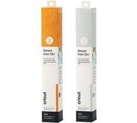 2 flex thermocollants pailletés 91 x 33 cm - argenté, doré -