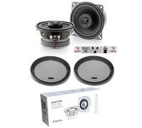 2 Focal ACX-100 Haut-Parleurs Coaxiales 4 " 4 Ohm + Grilles & 5 Autocollant