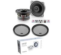 2 FOCAL ACX-100 haut-parleurs coaxiaux 2 voies 10 cm 4"" 30 watt rms 60 watt max 4 ohm 88 db, par paire+ grilles et 5 stickers