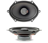 2 Focal ICU570 Haut-Parleur Coaxial 2 Voies Ovale 13x18 CM +5 Sticker Hommage