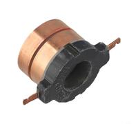 2-for Ring Copper Slip for Ring for DC Motors, Generator Collector with 33.7mm OD × 17.9mm ID × 9mm Height per for Ring, High Conductivity Copper Head Assem