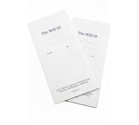 2 formulaires de dernière volonté et testament, dernière édition révisée - groupés par GetInStyle Shop