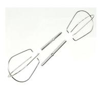 2 Fouets à émulsionner - Moulinex - pour Batteurs EASY MAX ABM141E(Q), HM200031/6W0 et ACCESSIMO - Gris en Métal