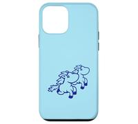 2 Friends Running Pony Chevaux Rider Fun Fast Hobby Best Team Coque pour iPhone 12 Mini
