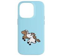 2 Friends Running Pony Chevaux Rider Fun Fast Hobby Best Team Coque pour iPhone 14 Pro