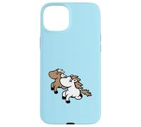 2 Friends Running Pony Chevaux Rider Fun Fast Hobby Best Team Coque pour iPhone 15 Plus