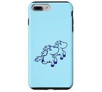 2 Friends Running Pony Chevaux Rider Fun Fast Hobby Best Team Coque pour iPhone 7 Plus/8 Plus