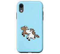 2 Friends Running Pony Chevaux Rider Fun Fast Hobby Best Team Coque pour iPhone XR