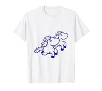 2 Friends Running Pony Chevaux Rider Fun Fast Hobby Best Team T-Shirt