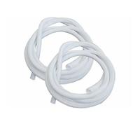2 gaines à fermeture auto pour câble - coloris blanc / 3 m