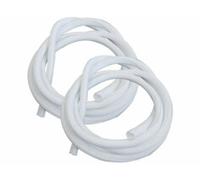 2 gaines à fermeture auto pour câble - coloris blanc / 3 m Callstel