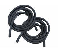 2 gaines à fermeture auto pour câble - coloris noir / 3 m Callstel