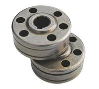 2 Galets entrainement fil aluminium pour poste DECA JOB 522 et 523 LAB