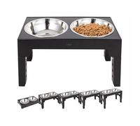 Infactory 2 gamelles pour chien 1200 ml avec support réglable