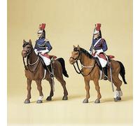 2 Gardes Républicains + Montures-HO 1/87-PREISER 10435