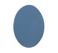 2 Genouillères thermocollantes couleur Hôtesse de l’air. Coudières pour protéger vos vêtements et réparer pantalons, vestes, pulls, chemises. 16 x 10 cm.