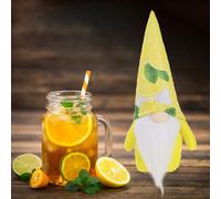 2 Gnomes D'été Au Citron, Elfe Dissipe La Chaleur De La Ferme, Décor De Cuisine Kawaii, Poupée Sans Visage Pour Chambre D'enfants, Décoration De Maison, Cadeau De Fête Des Mères