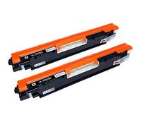 2 Go Encres de Toner Laser Noir pour remplacer HP CF350A Compatible avec Les imprimantes HP Colour Laserjet Pro