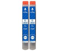 2 Go Inks Cartouches d'encre Cyan pour remplacer Epson T2632 (26XL Séries) Compatible/non-OEM pour Epson Expression Premium Imprimantes