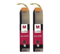 2 Go Inks Cartouches d'encre Magenta pour remplacer Brother LC223M Compatible/non-OEM pour Brother DCP et MFC Imprimantes