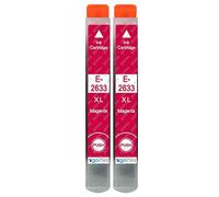 2 Go Inks Cartouches d'encre Magenta pour remplacer Epson T2633 (26XL Séries) Compatible/non-OEM pour Epson Expression Premium Imprimantes